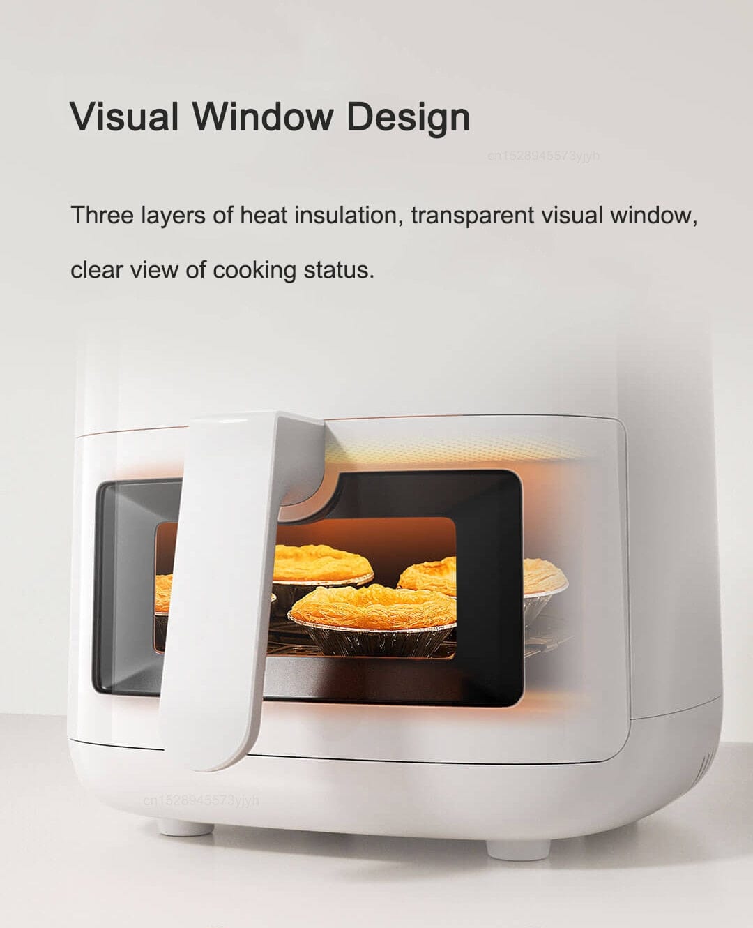HomeBound Essentials Smart Intelligent 4L Pro Air Fryer Cooker