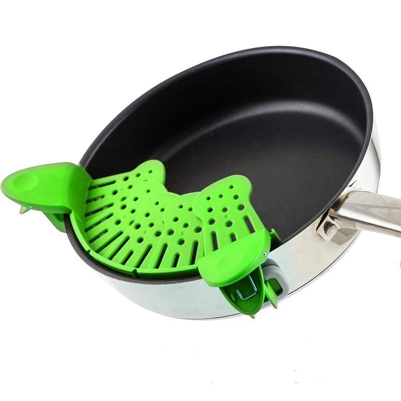 HomeBound Essentials SnapNDrain - Retractable Fit-All Pot Strainer