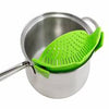 HomeBound Essentials green SnapNDrain - Retractable Fit-All Pot Strainer