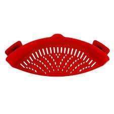 HomeBound Essentials Red SnapNDrain - Retractable Fit-All Pot Strainer