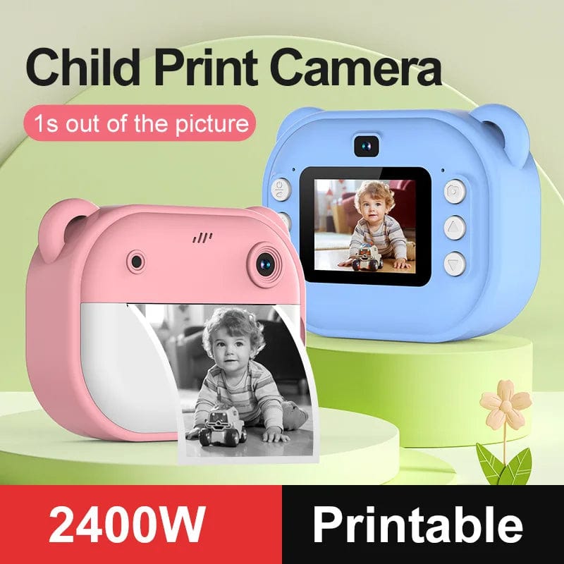HomeBound Essentials SnapTastic Kids 3-in-1 Instant Print Camera