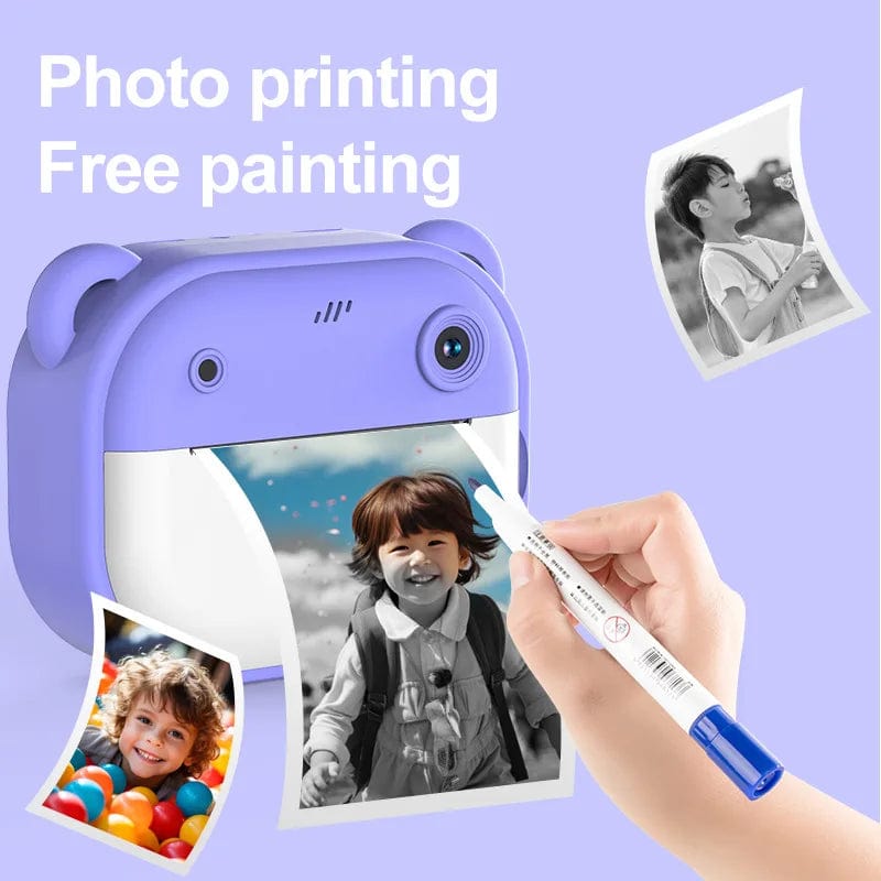 HomeBound Essentials SnapTastic Kids 3-in-1 Instant Print Camera