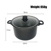 HomeBound Essentials S 12x9x7 inch StrainPot - Non-Stick Cooking Pot with Built-In Strainer
