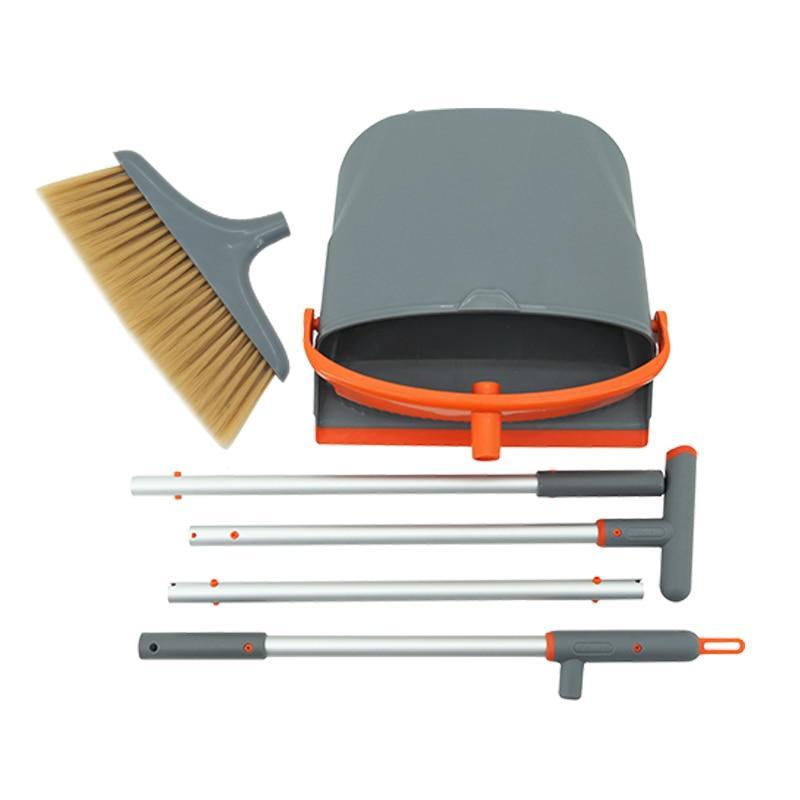 HomeBound Essentials SweepBuddies - Self Cleaning Broom and Dustpan Set