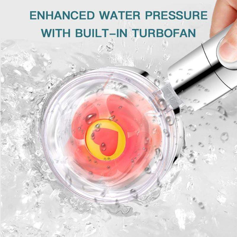 HomeBound Essentials TurboSpray - High Pressure Shower Head With Propeller