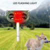 HomeBound Essentials Ultrasonic Solar Powered Animal Waterproof Dog Animal Repellent