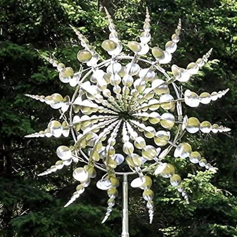 HomeBound Essentials Unique And Magical Metal Windmill | Magic Metal Kinetic Sculpture