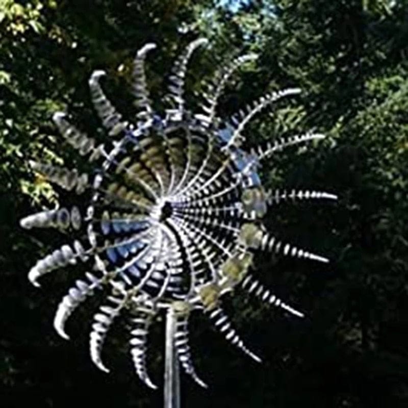 HomeBound Essentials Unique And Magical Metal Windmill | Magic Metal Kinetic Sculpture