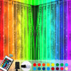 HomeBound Essentials Fullcolor / 3X1M ViraLight - Color Changing LED String Curtain Lights