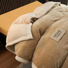 HomeBound Essentials Camel / 1.5x2.0m Winter Warm Plush Duvet Thick King Size Cover Blanket