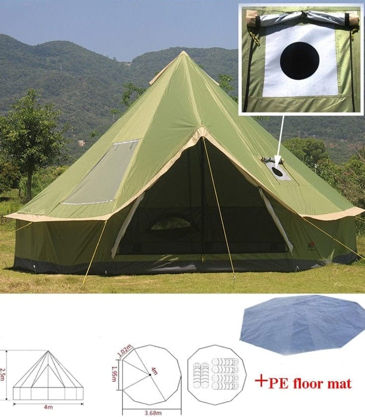 HomeBound Essentials WonderLust Palace - Luxury Mongolian Yurt Family Tent