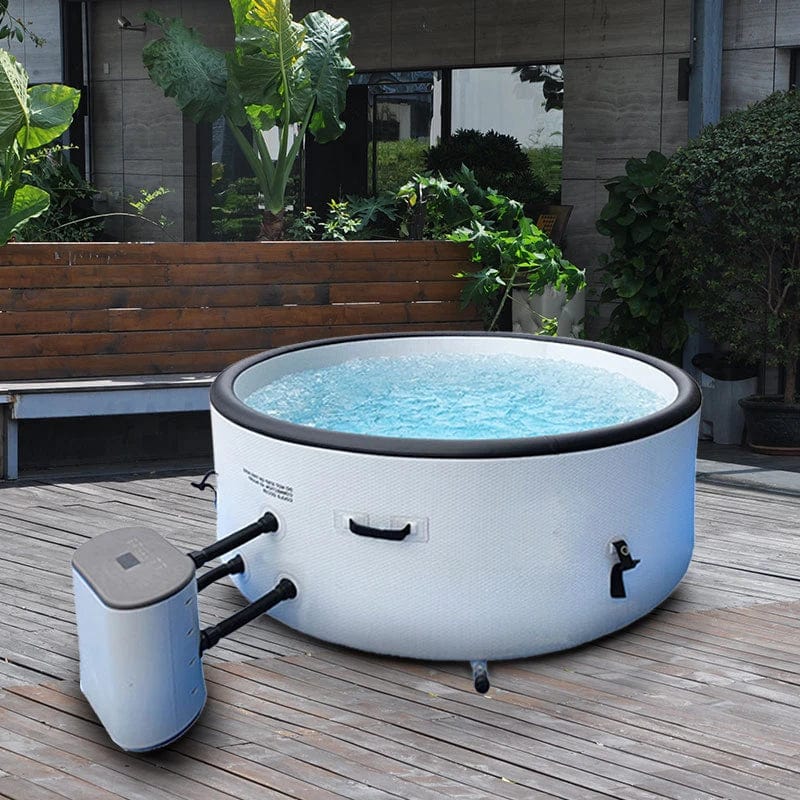 HomeBound Essentials ZenJet Luxury Spa Oasis - Portable Hot Tub for 4-6 Adults, 110-140 Bubble Jets