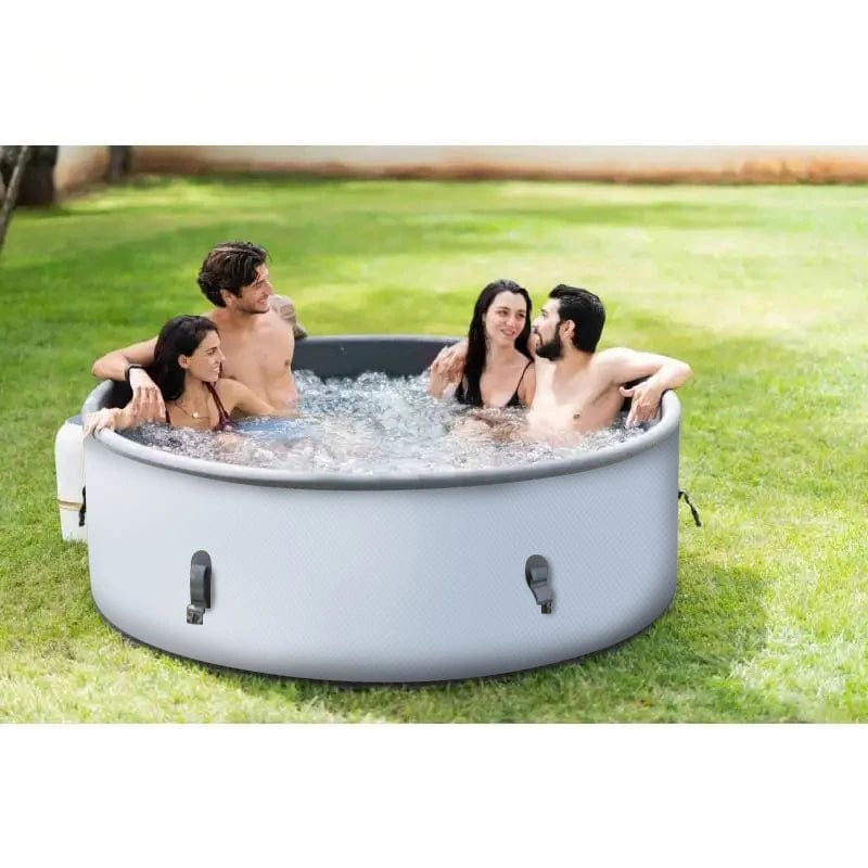 HomeBound Essentials ZenJet Luxury Spa Oasis - Portable Hot Tub for 4-6 Adults, 110-140 Bubble Jets