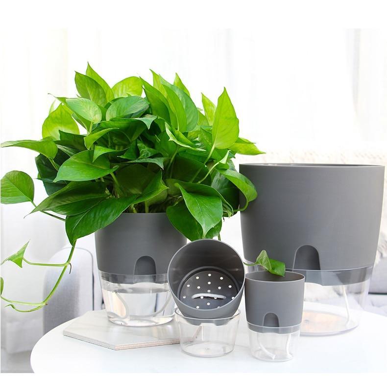 HydroBloom - Hydroponic Self Watering Flowerpot (3 Pots Set) - Homebound Essentials