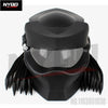 Iron Blood Warrior Motorcycle Helmet - Personalized Predator Helmet for Electric Motorbike Riders - Homebound Essentials