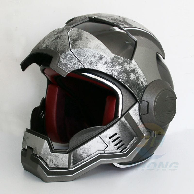 IronHero: Limited Edition Retro Marvel Motorcycle Helmet - Homebound Essentials