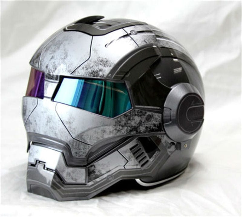 IronHero: Limited Edition Retro Marvel Motorcycle Helmet - Homebound Essentials