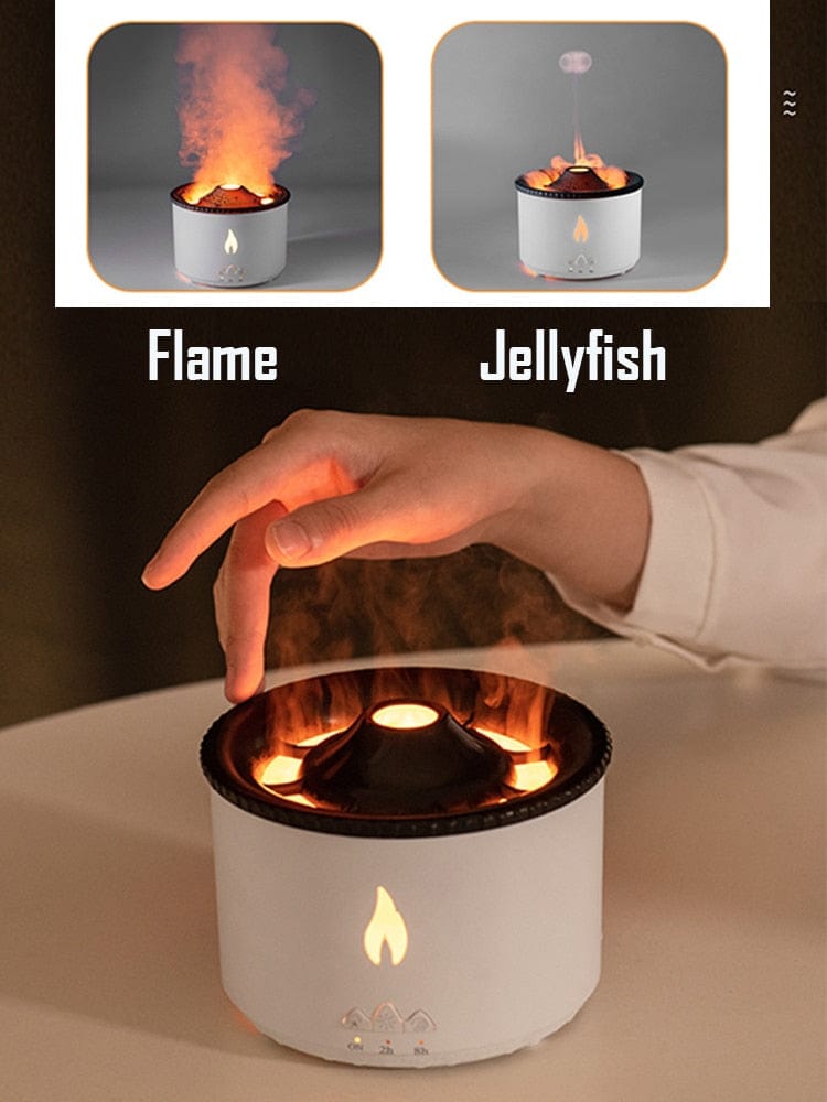 Jellyfish Flame Air Essential Oil Diffuser Humidifier - Homebound Essentials