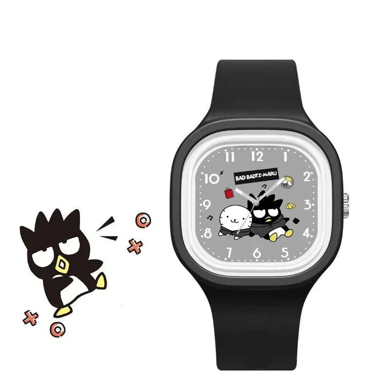 Kawaii Kuromi Cinnamoroll Hello Kitty Kids Watch – Adorable Anime - Inspired Wristwatch - Homebound Essentials