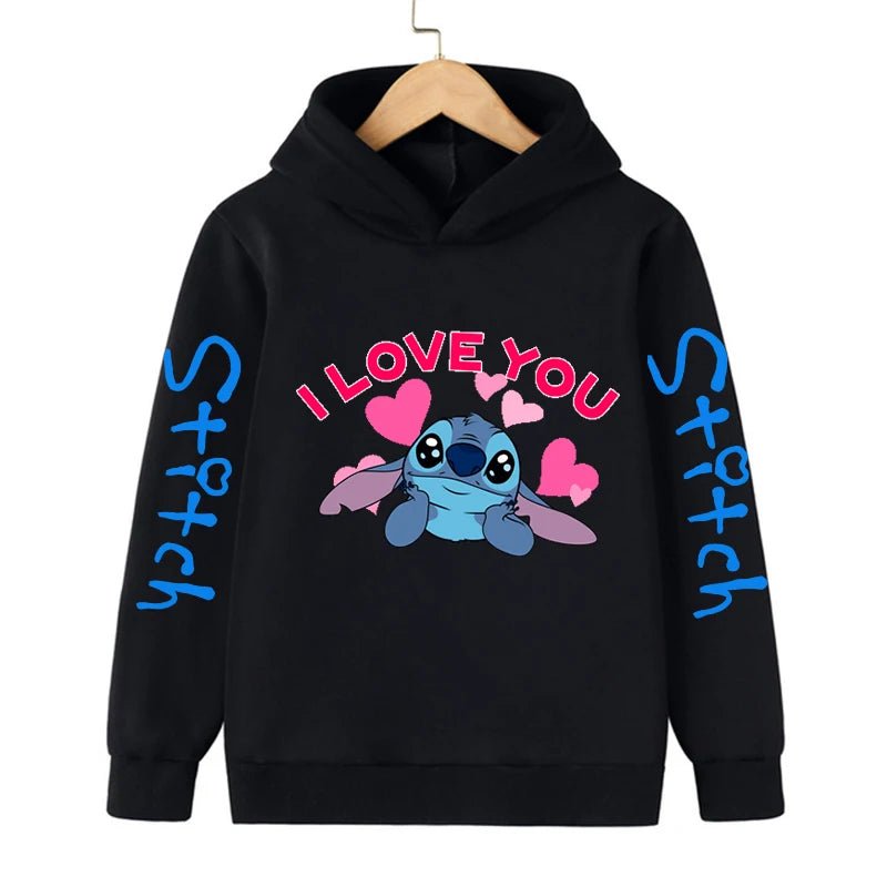 Kawaii Stitch Hoodie for Children - Homebound Essentials