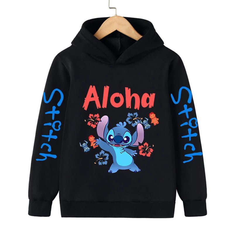 Kawaii Stitch Hoodie for Children - Homebound Essentials