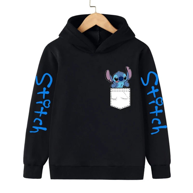 Kawaii Stitch Hoodie for Children - Homebound Essentials