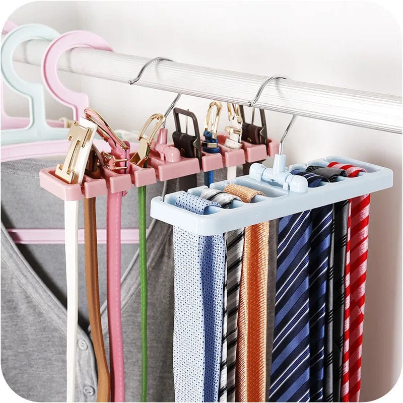 MagicSpace Hangers: Multi - port Support Hangers For Clothes, Space Saving Drying Rack, Multifunction Plastic Wardrobe Organizer - Homebound Essentials