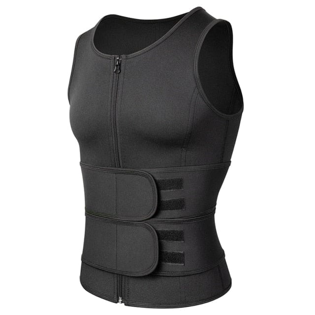 Men Adjustable Waist Trainer Vest Workout Body Shaper - Homebound Essentials