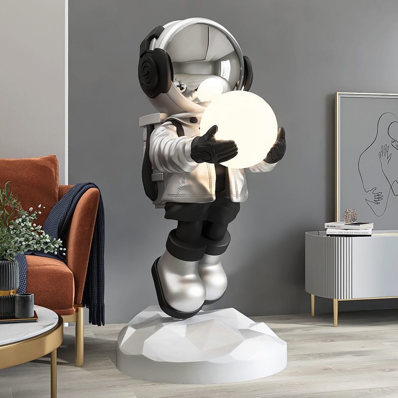 Modern Artistic Crafted Astronaut Statue Sculpture - Homebound Essentials