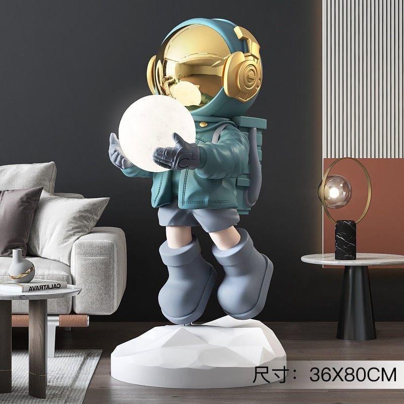 Modern Artistic Crafted Astronaut Statue Sculpture - Homebound Essentials