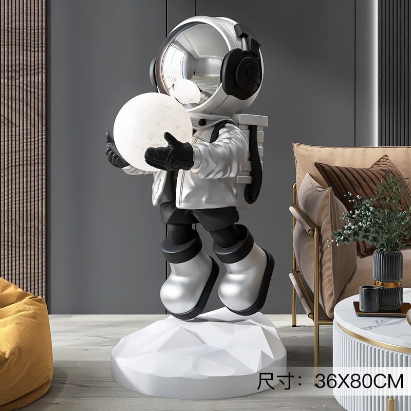 Modern Artistic Crafted Astronaut Statue Sculpture - Homebound Essentials