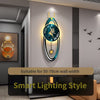 Modern Luxury Wall Clock Lamp - Homebound Essentials