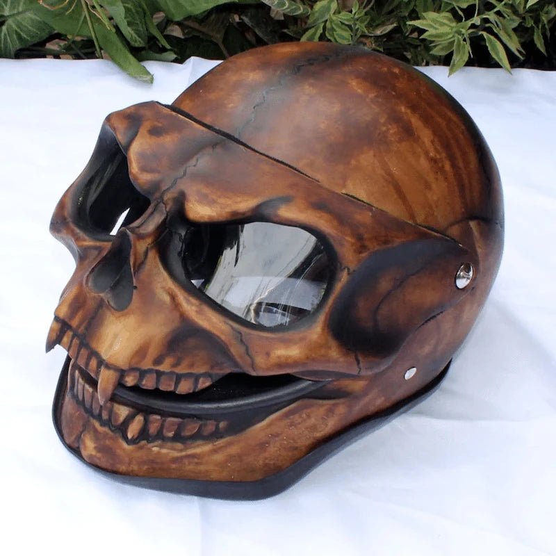 Motorcycle Goggles Mask Helmet - Realistic Skeleton Design - Homebound Essentials