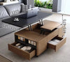 Nordic FlexiLift Coffee Table - Transformable Chic Furniture for Modern Living - Homebound Essentials