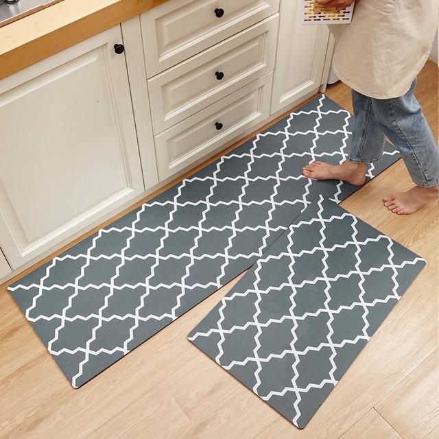 Nordic Style Micro Fiber Non - Slip Kitchen & Bathroom Mats - Homebound Essentials