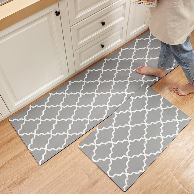 Nordic Style Micro Fiber Non - Slip Kitchen & Bathroom Mats - Homebound Essentials