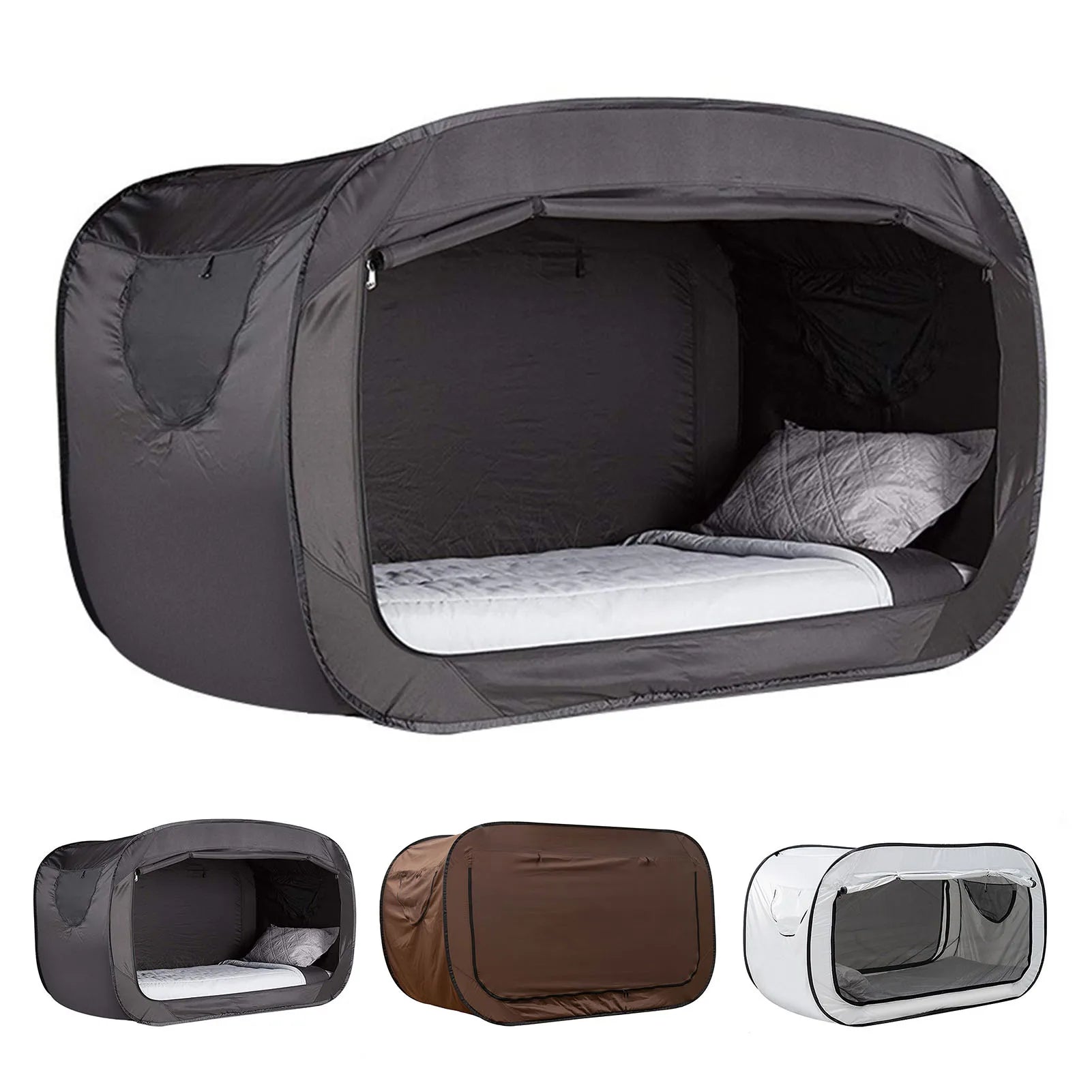 Outdoor Folding Privacy Pop Bed Tent For SIngle Person - Homebound Essentials