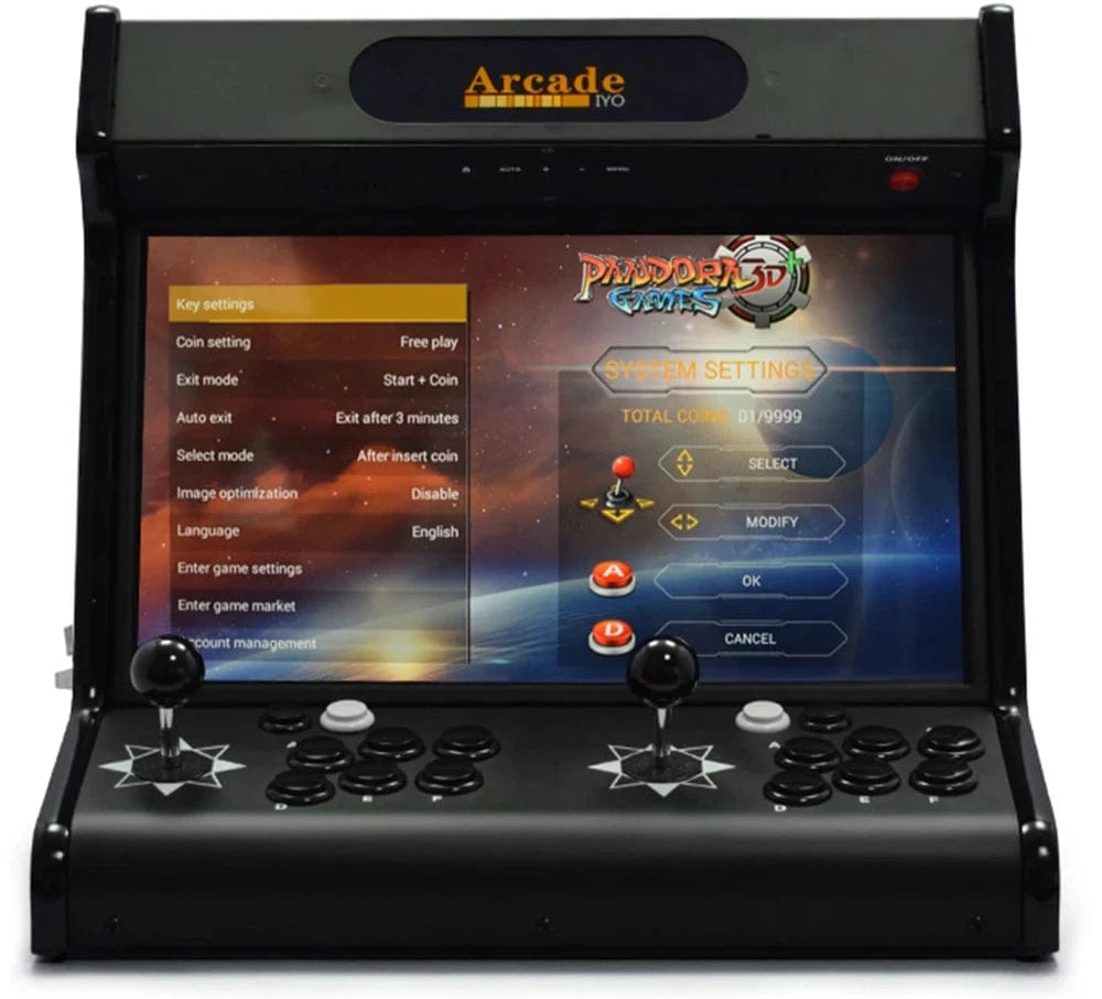 Pandora Arcade X: 3D WiFi 10000 Games 18.5" Arcade Cabinet Machine - Homebound Essentials