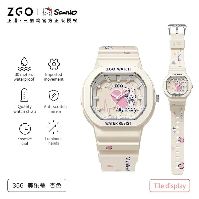 Pokemon Joint Zgo Sanrio Psyduck Charmander Waterproof Luminous Sports Electronic Watch for Boys and Girls - Homebound Essentials