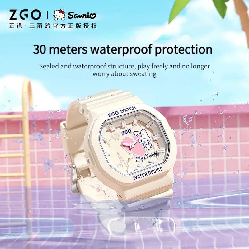 Pokemon Joint Zgo Sanrio Psyduck Charmander Waterproof Luminous Sports Electronic Watch for Boys and Girls - Homebound Essentials