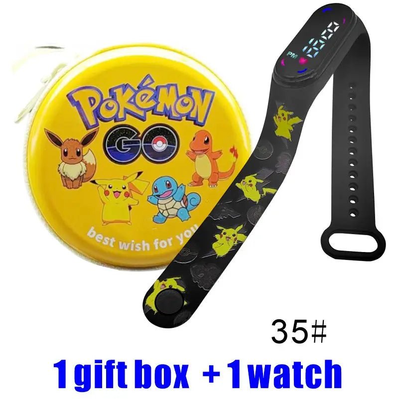 Pokémon Pikachu & Gengar Digital LED Watch - Homebound Essentials