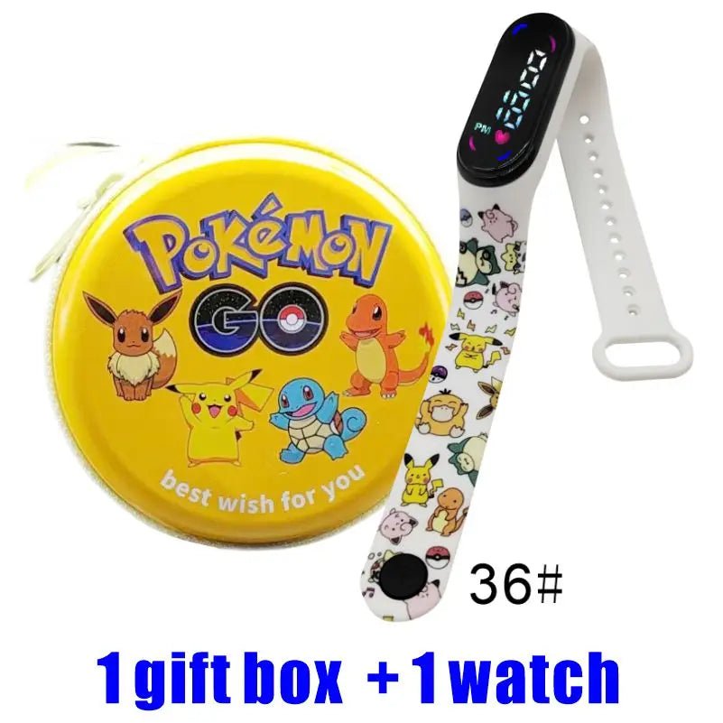 Pokémon Pikachu & Gengar Digital LED Watch - Homebound Essentials