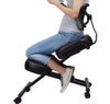 PosturePerfect: Ergonomic Kneeling Chair with Adjustable Height, Backrest and Smooth Gliding Casters for Correct Posture - Homebound Essentials