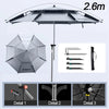 ProFish Umbrella: Adjustable Big Umbrella with Double Thickened Layer - Homebound Essentials