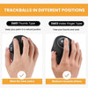 ProtoArc EM03: Wireless Bluetooth Trackball Mouse, Rechargeable Ergonomic RGB Backlit Rollerball Mouse - Homebound Essentials