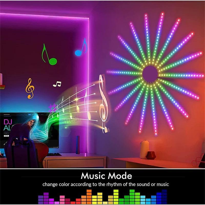 PyroSpark - Fireworks Led Strip Light With Music Control - Homebound Essentials