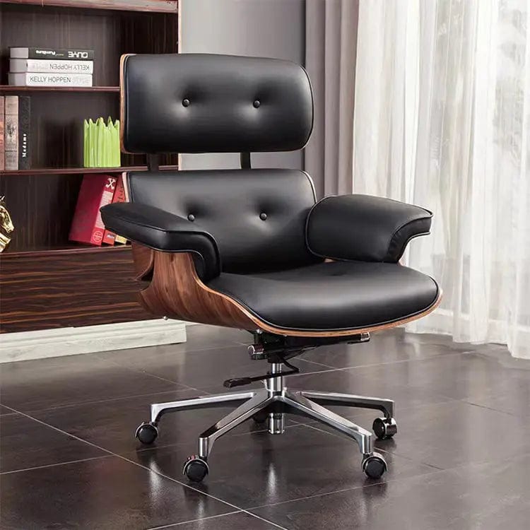 RegalComfort Modern Office Chair: Modern Luxury Office Chair | Comfortable Rotating Boss Chair with Designer Leather - Homebound Essentials