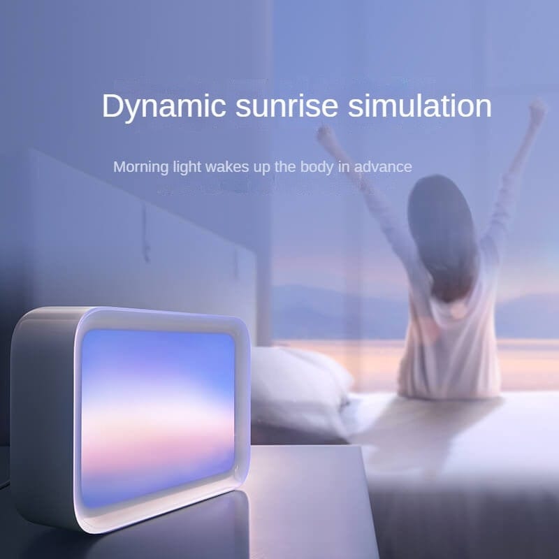 RelaxGlow: Bedside Relaxation White Noise LED Screen with Dynamic Sunset Simulation - Homebound Essentials