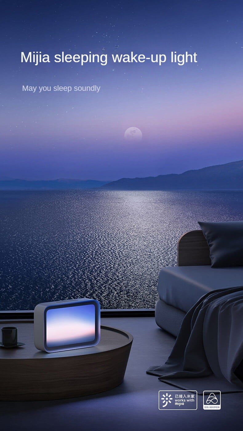 RelaxGlow: Bedside Relaxation White Noise LED Screen with Dynamic Sunset Simulation - Homebound Essentials