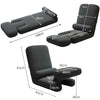 RelaxNest Tatami Sofa: Compact Dorm & Balcony Lazy Sofa Chair | 4 in 1 Adjustable Chaise Lounge Sofa - Homebound Essentials